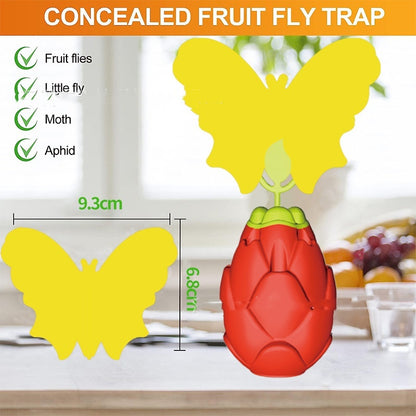 Pitaya With Butterfly Sticker Fruit And Vegetable Fruit Fly Trapper Kitchen dealsniper-net