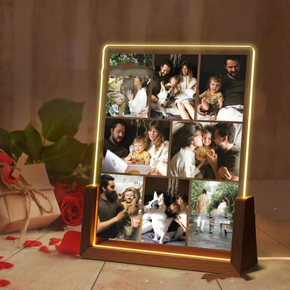 Small Night Lamp Mother's Day Photo Printing Decoration Home Decor DealSniper.net A16 Colorful Light USB