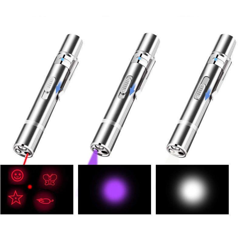 Laser Pointer Cat Toy Red Dot LED Light Pointer Interactive Toys Indoor Pets dealsniper-net