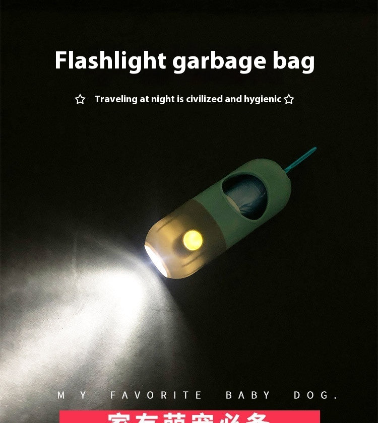 Led Light Pet Waste Bag Dispenser For Dogs