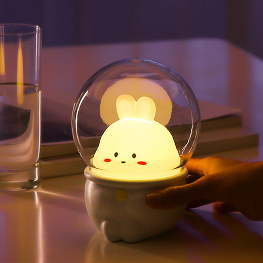 Star Cute Pet Night Light USB Charging Mini Home House dealsniper-net Space rabbit USB