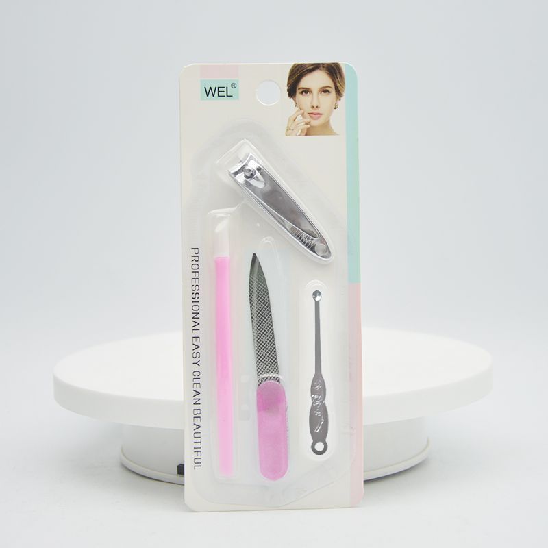 WEL-034 Eyebrow Trimming Knife Four-piece Tool Beauty dealsniper-net Suit