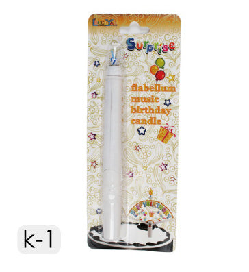 Clown Fan Surprise Candle Creative Party Cake Decoration Holidays DealSniper.net Fan Shaped English Style