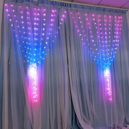 Programmable Magic Curtain Light Controlled By APP Home Decor Gym From House