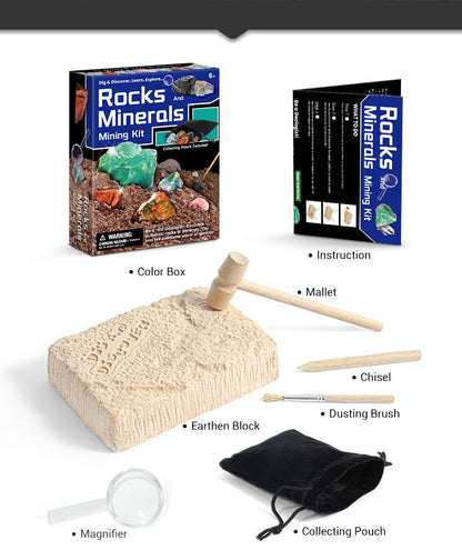 Gemstone Dig Kit DIY Activity STEM Educational Science Toys