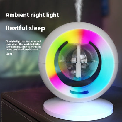 Heavy Fog Clock Humidifier Colorful Night Lamp House dealsniper-net