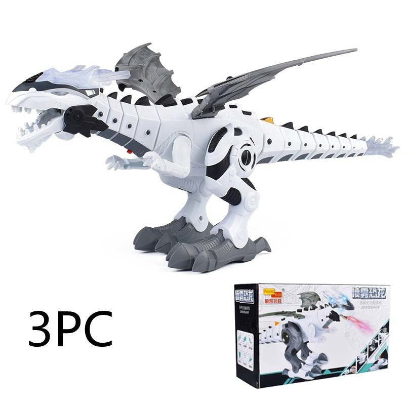 Intelligent Robot Toy Dinosaur Kids dealsniper-net 3PC White