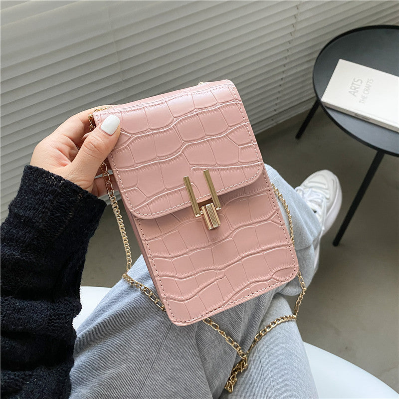 Pattern Fashion Women's Bag High-quality Texture Shoulder Bag Women dealsniper-net Pink