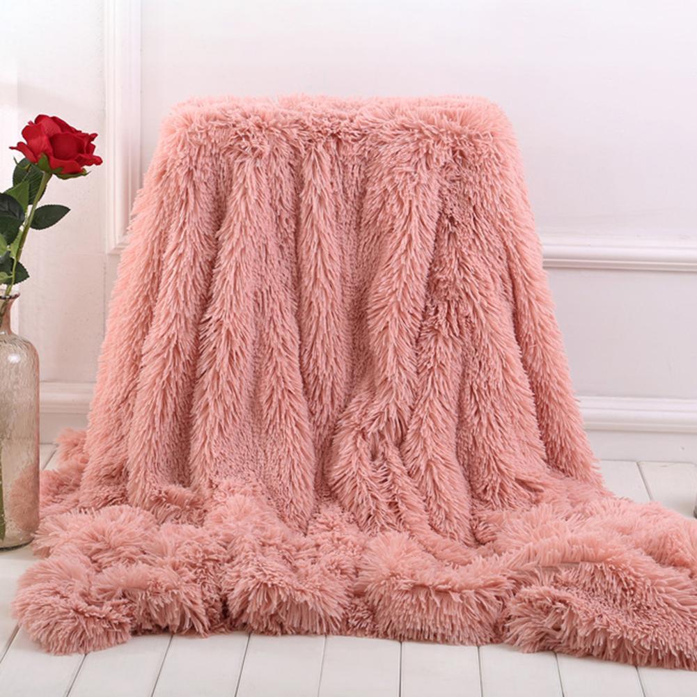 Super Soft Coral Fleece Blanket Warm Cozy Bedding