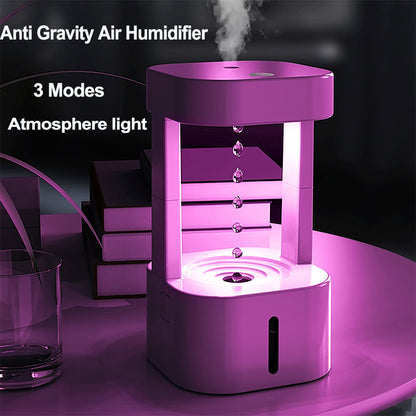 Creative Anti-gravity Water Drop Humidifier