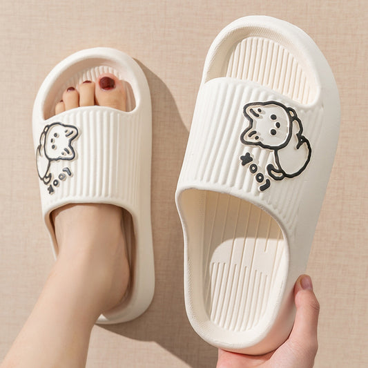 Cute Cat Slippers Summer Women Home Shoes Bath Women dealsniper-net