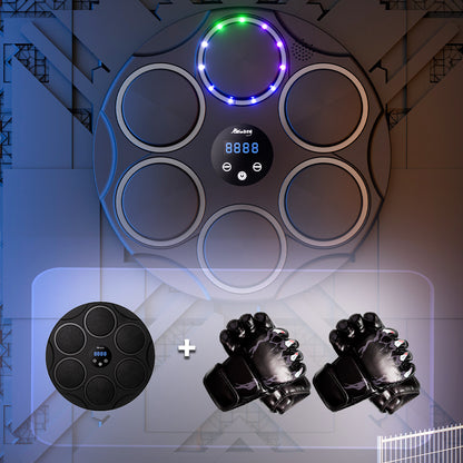 Smart Bluetooth Music Boxing Target Fitness Training Aid Sports Gym From House Boxing Target Suit B Colored Lights