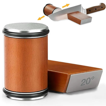 Rolling Knife Sharpener Double Sided Diamond Sharpening Stone Kitchen DealSniper.net