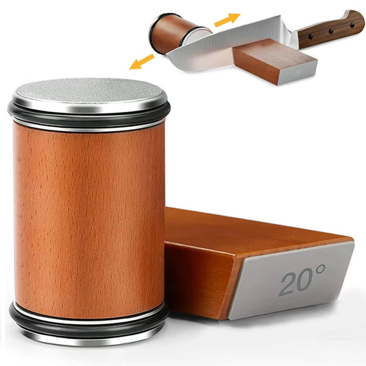 Rolling Knife Sharpener Double Sided Diamond Sharpening Stone Kitchen DealSniper.net