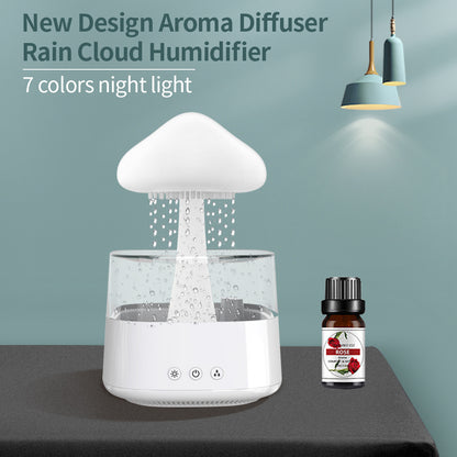 Rain Humidifier Mushroom Humidifier Rain Cloud Humidifier Home Decor dealsniper-net