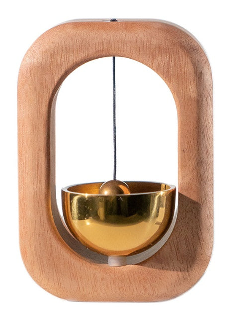 Pure Copper Magnetic Suction Door Wind Chime House BlenderJuice.com CJ Mahogany