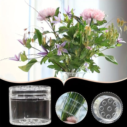 Flower Arrangement Spiral Stem Sturdy Transparent Bracket Garden DealSniper.net