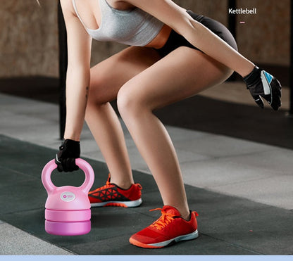 Adjustable Kettlebell Small Dumbbell Ladies Fitness Equipment Sports Gym From House Pink