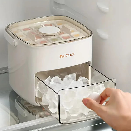 48-Grid Ice Maker Food-Grade Summer Double-Layer Ice Mold Kitchen dealsniper-net