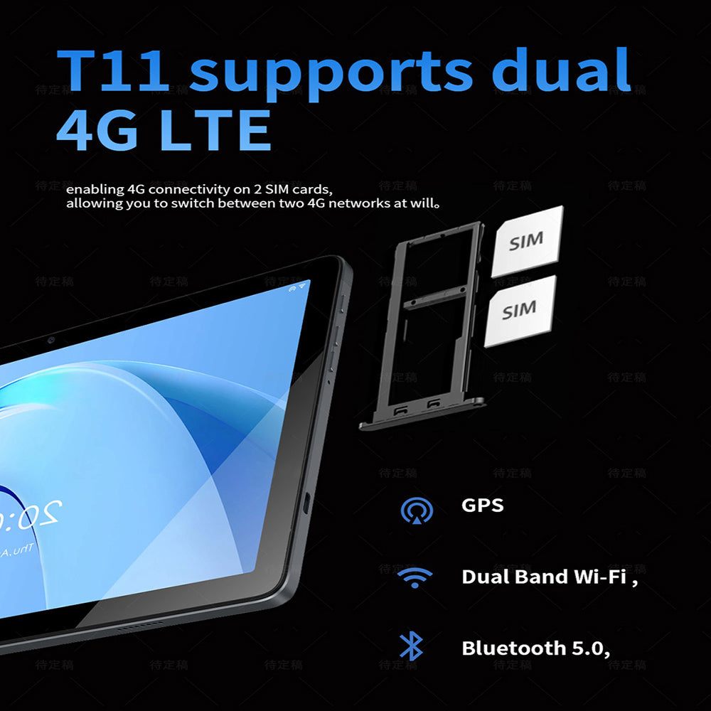 G-tab T11 Android 14 Tablet 10.1 Inch 1280&800 IPS Screen Unisoc Electronics dealsniper-net