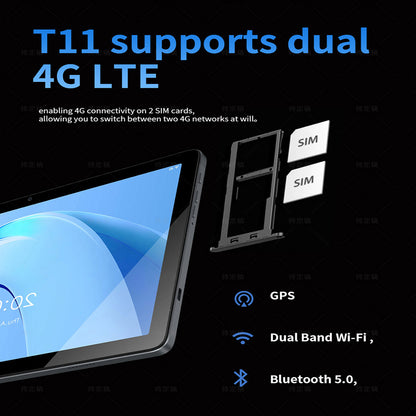 G-tab T11 Android 14 Tablet 10.1 Inch 1280&800 IPS Screen Unisoc Electronics dealsniper-net