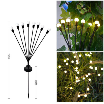 LED Pneumatic Firefly Ground Plug-in Lamp Garden dealsniper-net