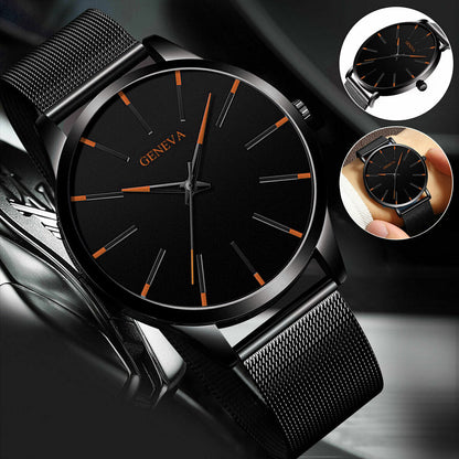 Waterproof Men's Watch Stainless Steel Quartz Analog Wristwatches Sport Fashion Men dealsniper-net