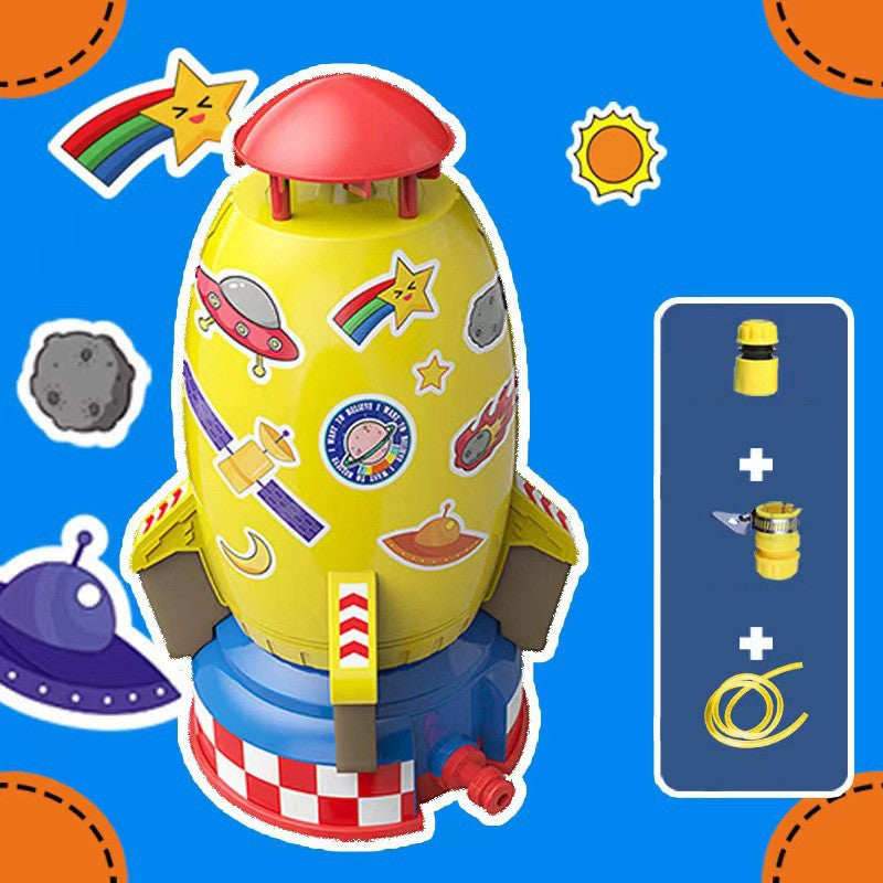 Rocket Launcher Toys Outdoor Rocket Water Pressure Lift Kids DealSniper.net Yellow plus 5m water pipe 1PCS