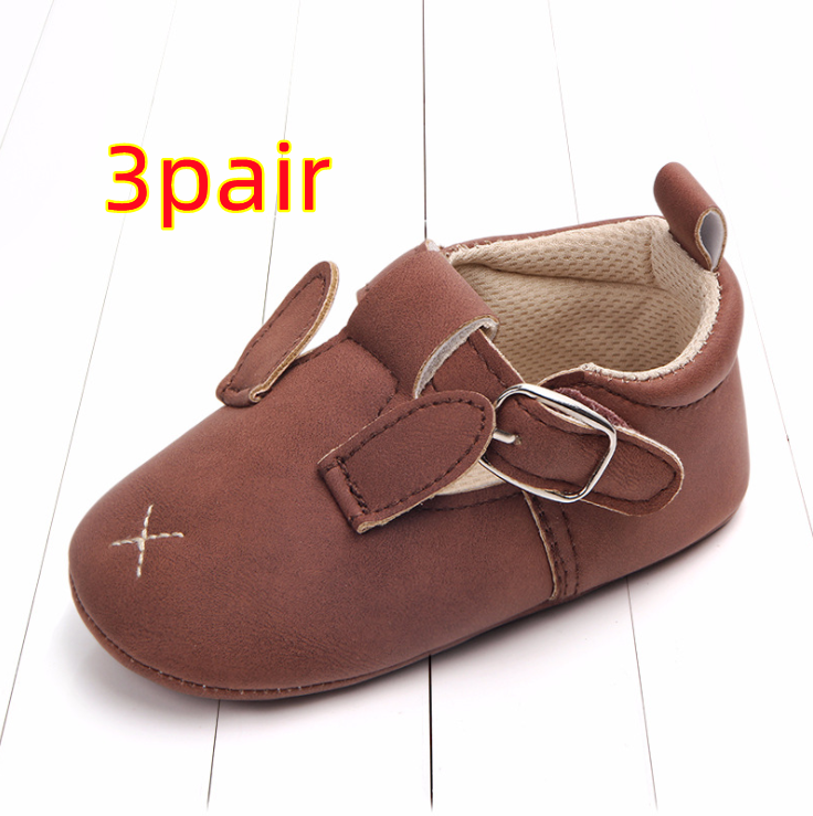 Spring and autumn cartoon animal baby shoes matte leather non-slip soft bottom baby shoes wholesale 0884 Kids DealSniper.net