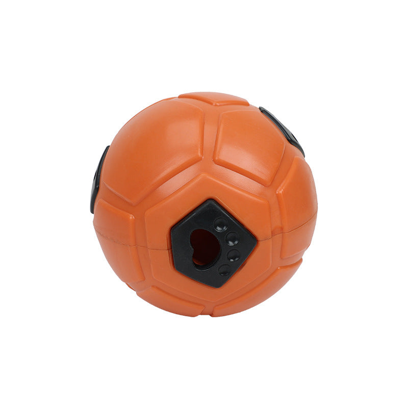 Dog Toy Ball Nibbling Teeth Grinding Toy Pets dealsniper-net Orange Hollow Style