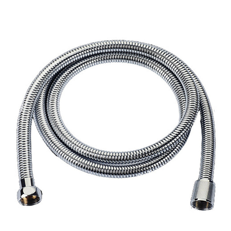 Propeller Driven Shower Head With Stop Button And Cotton Filter House DealSniper.net 1.5m explosion proof tube