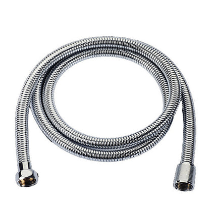 Propeller Driven Shower Head With Stop Button And Cotton Filter House DealSniper.net 1.5m explosion proof tube