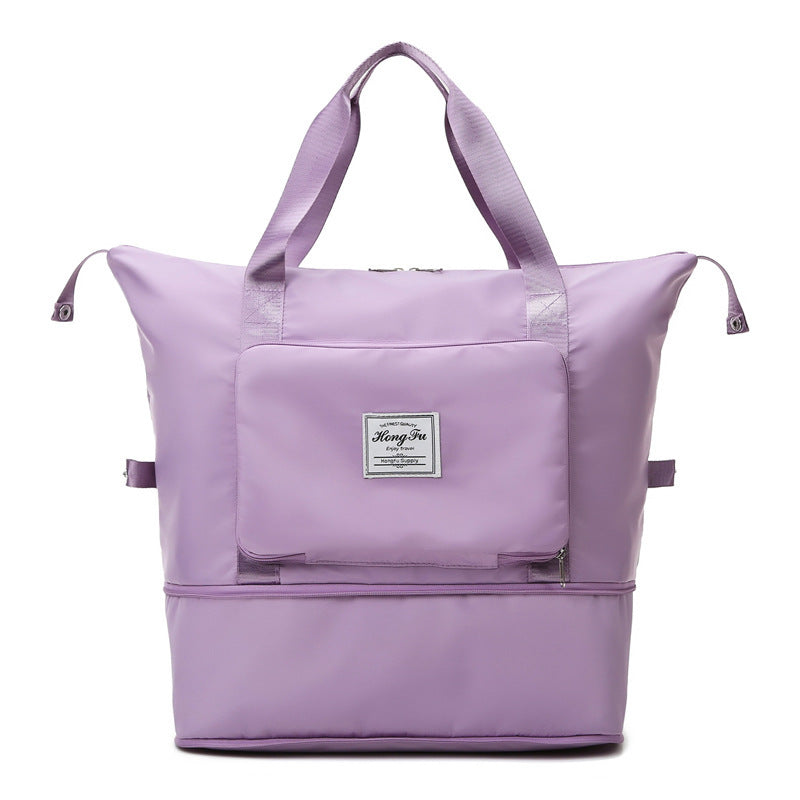 Dry And Wet Separation Sports Portable Shoulder Bag Women DealSniper.net Purple