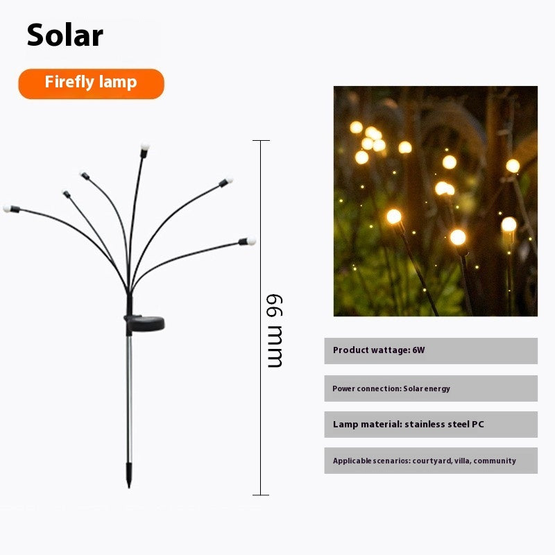 Solar Firefly Villa Outdoor Waterproof Garden Lamp Garden dealsniper-net Style1