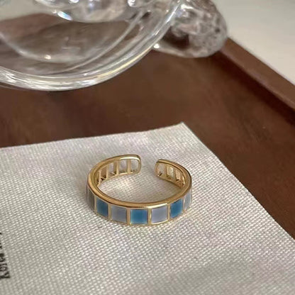 Women's Ring With High-End & Unique Design Cold Minimalist Style Women Gym From House Style 2 1pcs