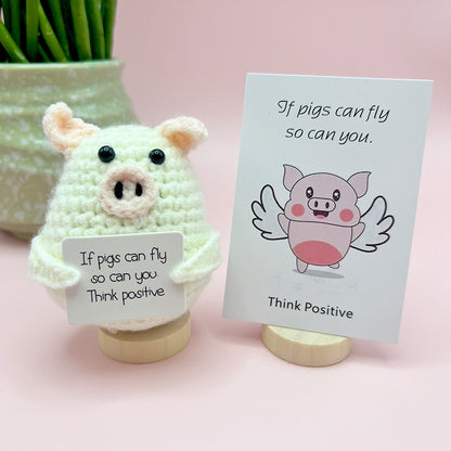 New Cute Positive Energy Pickle Doll Knitting