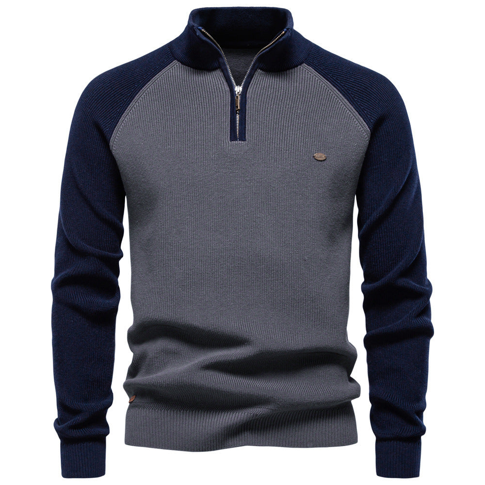 New Men's European Size Cross-Border Sweater, Long-Sleeve Men Gym From House