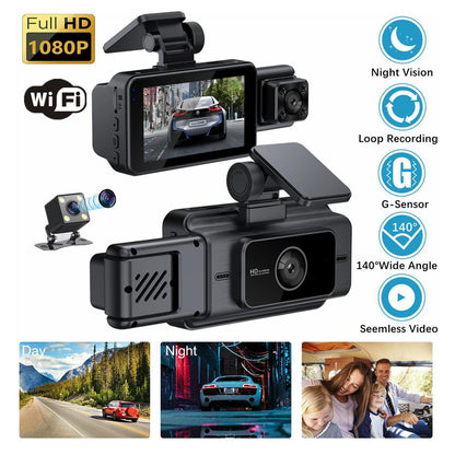 S15 Three-record Driving Recorder HD Night Vision Electronics DealSniper.net