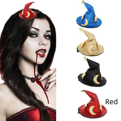 Halloween Ghost Festival Wizard's Hat Hairpin Headdress Holidays DealSniper.net Red