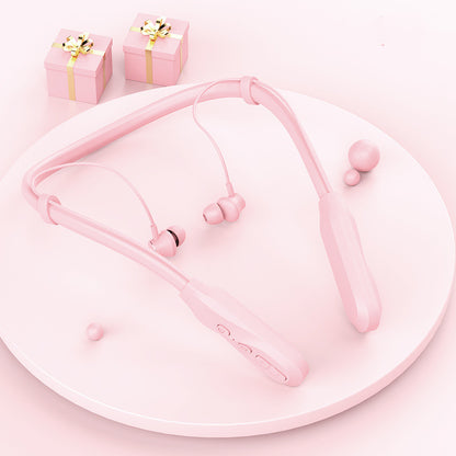 Wireless Sports Bluetooth Headset Private Model Gadgets dealsniper-net Pink