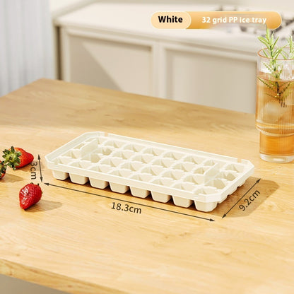 PP Material Ice Mould Quick Demould Ice Cube Tray Creative Kitchen Gym From House White Without Box