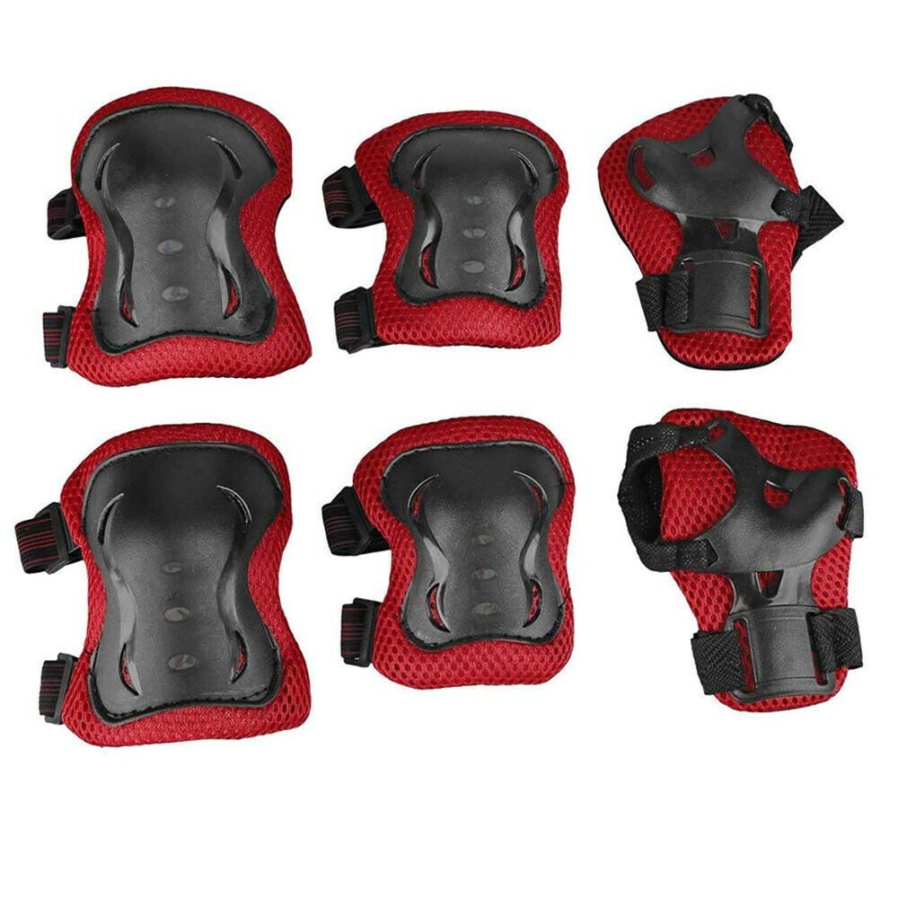 Knee Elbow Pads Guards Protective Gear Set for Kids Children Roller Cycling Bike Outdoor DealSniper.net default