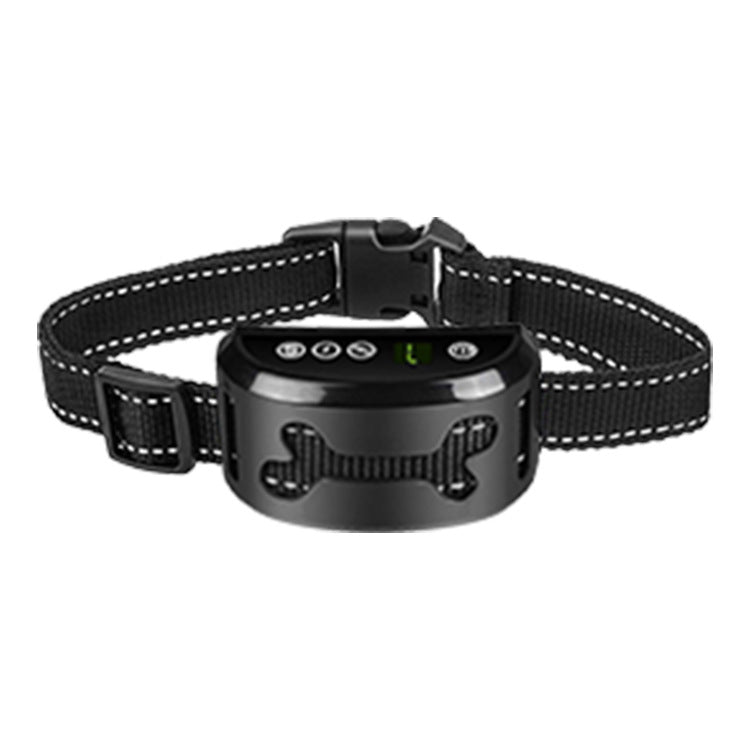 Intelligent Induction Electric Shock Vibration Rechargeable Dog Training Collar Pets Gym From House Black Bone