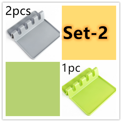 Kitchen Silicone Spoon Pad Spatula Mat
