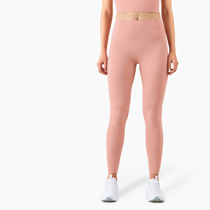 Gym Leggings Large Pocket Fitness Yoga Pants Women Gym From House Pink Pastel L