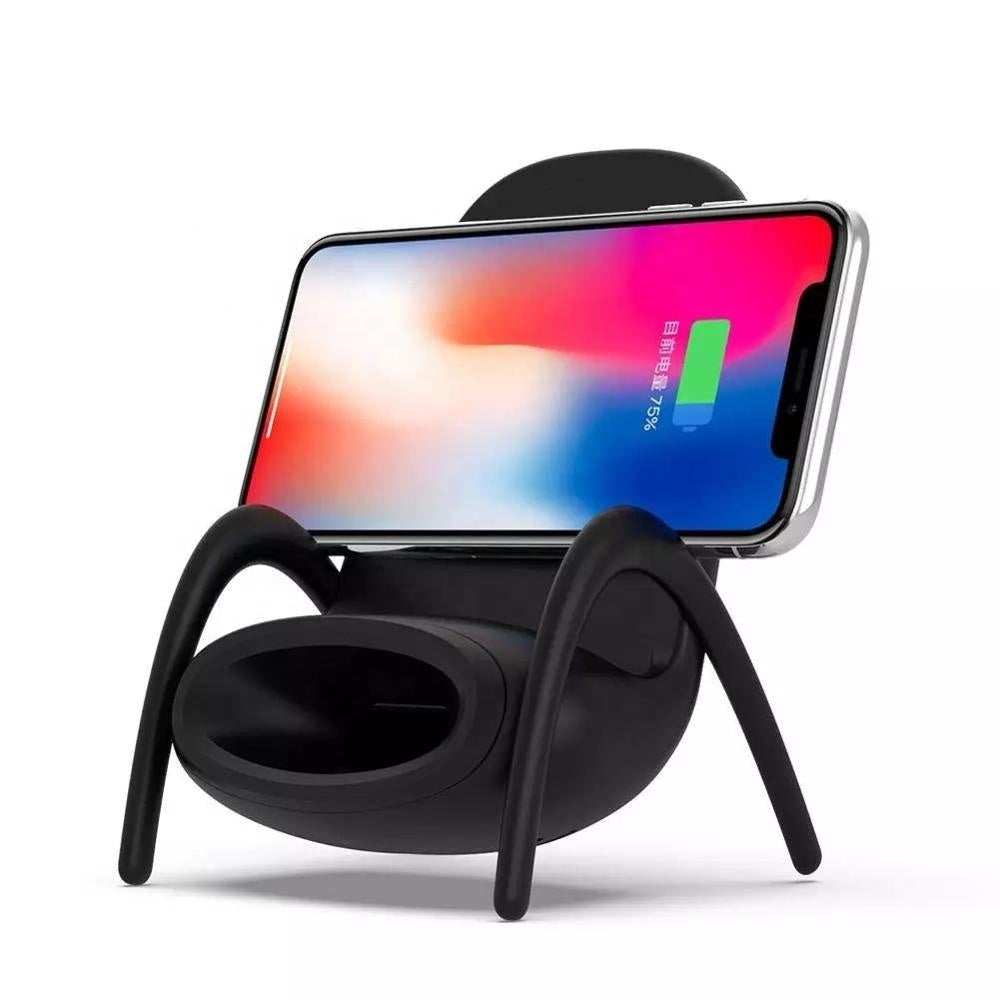 Chair amplifier wireless charger Gadgets dealsniper-net Black One size