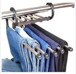 5 In 1 Wardrobe Hanger Multi-functional Clothes Hangers Rack House DealSniper.net