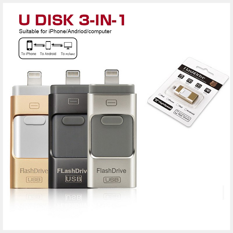 Three In One OTG USB Flash Disk Electronics dealsniper-net
