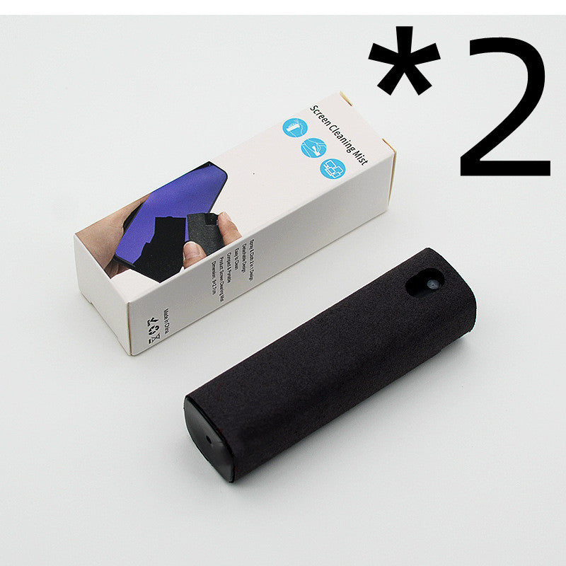 Mobile Phone Screen Cleaner Artifact Storage Integrated Electronics DealSniper.net 2pcs Black Without shell