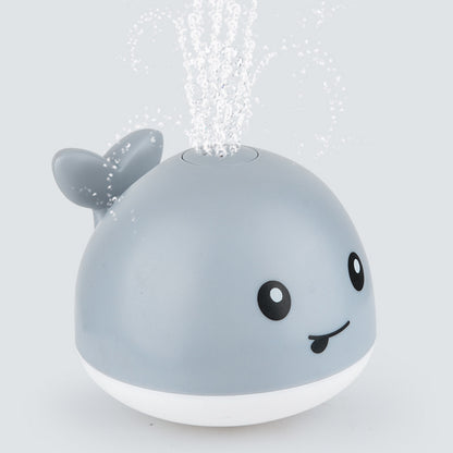 New Baby Bathroom Bath Electric Induction Whale Spray Small Toy Kids dealsniper-net Grey